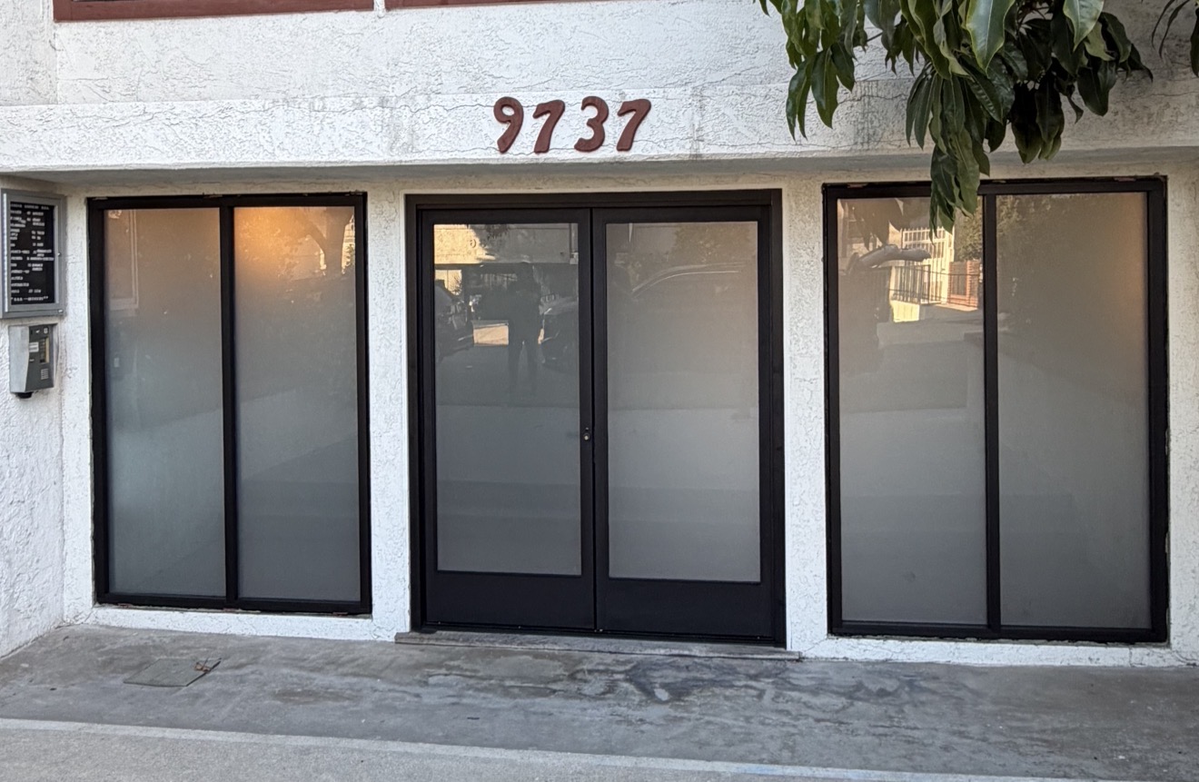 Frosted Entry Storefront — Storefronts